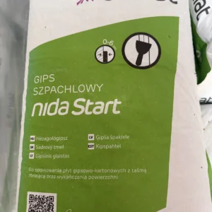 Worek gipsu szpachlowego Siniat Nida Start 25 kg w magazynie hurtowni Szach-Mat w Kłobucku